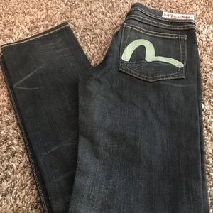 Wmns EVISU Puma Straight Fit Jeans 26x32